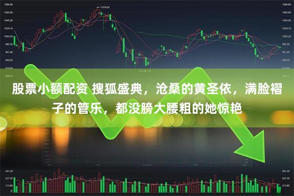 股票小额配资 搜狐盛典，沧桑的黄圣依，满脸褶子的管乐，都没膀大腰粗的她惊艳